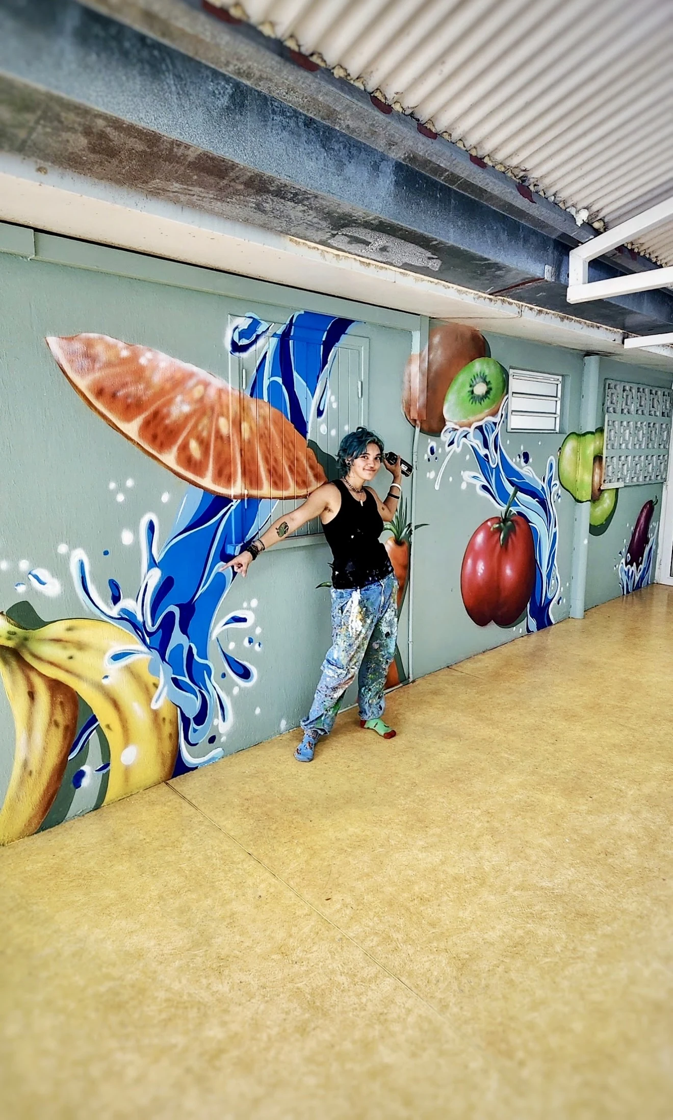 Fresque réaliste extérieure pro — Clem&Natha La Réunion