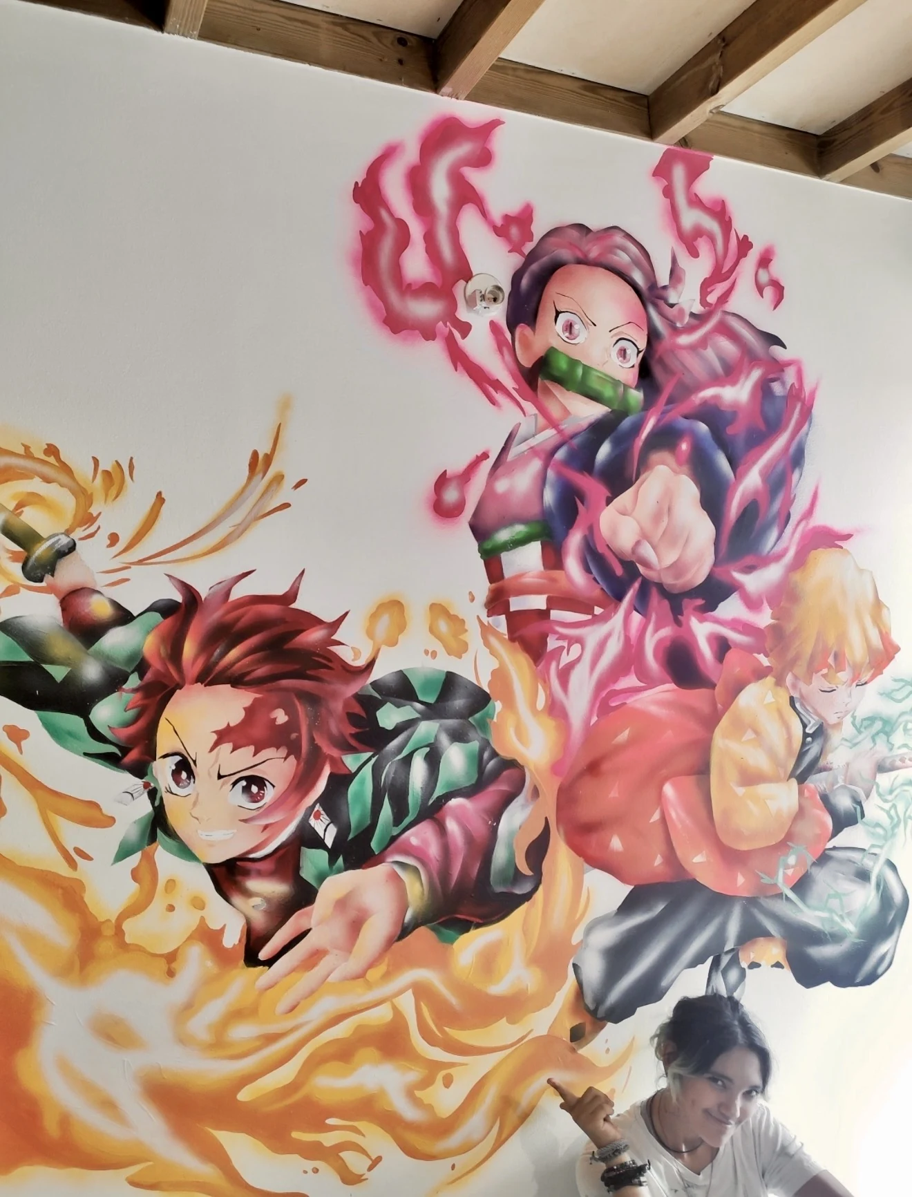 Fresque manga chambre particulier — Clem&Natha La Réunion